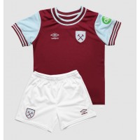 Maglia Calcio West Ham United Prima Divisa Bambino 2024-25 Manica Corta (+ pantaloncini)